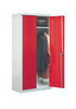 Standard Steel Workplace Clothing Cupboard 1800mm x 900mm x 460mm red (6224641851563)