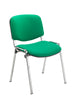 Club Chrome Frame Reception Chairs green (5969837686955)
