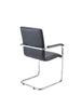 Leather Look Modern Reception Room Chair back (5969837818027)