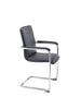 Leather Look Modern Reception Room Chair side (5969837818027)