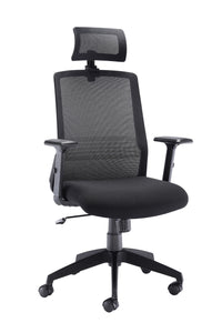 Denali Professional Mesh Back Chair with Headrest