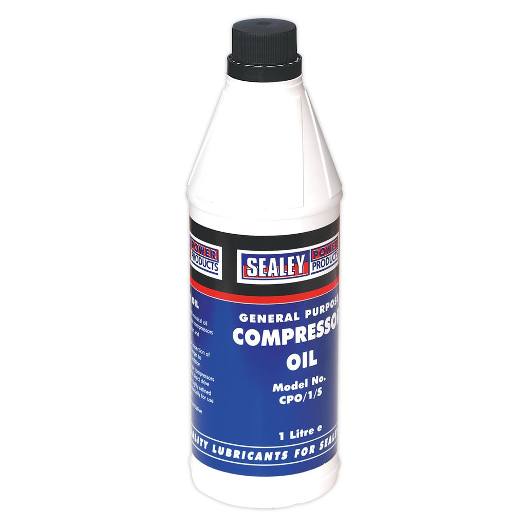 1 Litre ISO 68 General Purpose Compressor Oil 1 Bottle (4616086618147)