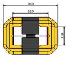 Heavy Duty Warehouse Column Impact Protectors (5967916204203)