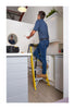 Climb-It Fibreglass Electrician's Swingback Step Ladders in use (4801809645603)