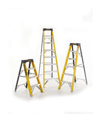 Climb-It Fibreglass Electrician's Swingback Step Ladders