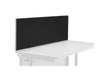 Desk Mounted Fabric Covered Privacy Screens black front 45 (5977265569963)