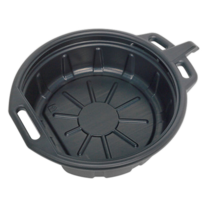 Heavy-Duty Black Anti-Freeze and Oil Drain Pans Large - 17 Litre (4614914605091)