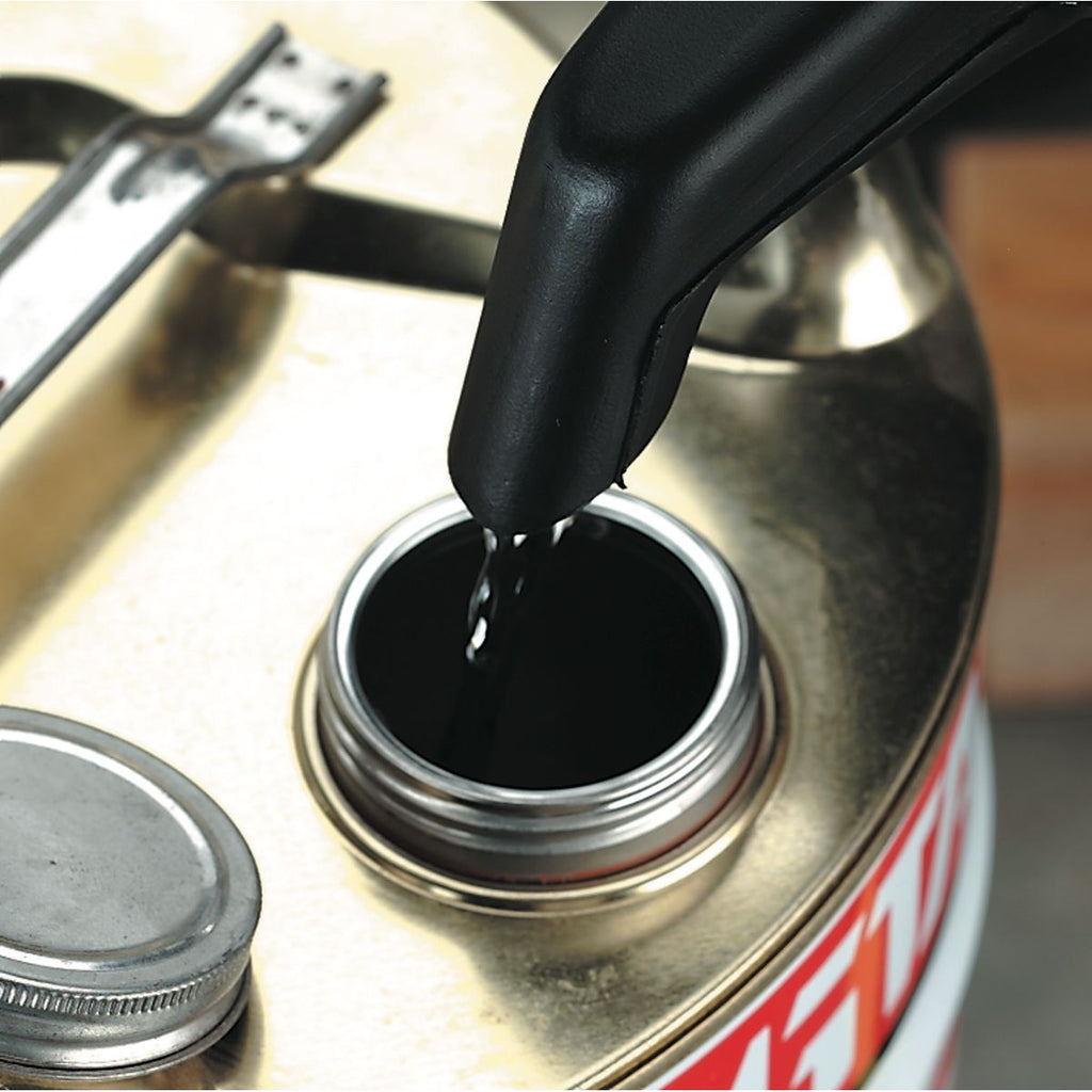 54 Litre Wheeled Oil Drain & Recycling Container pouring spout (4614914670627)