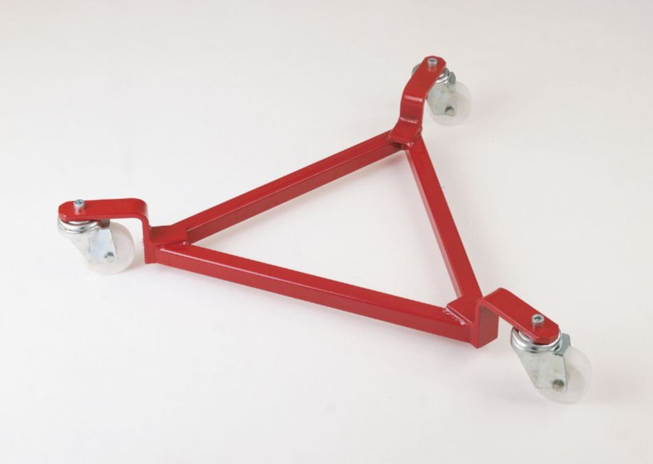 Epoxy Coated Oil Drum Dollies 3 Wheel Dolly empty