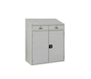 Industrial Workstation with Double Drawers sloping (4627805569059)
