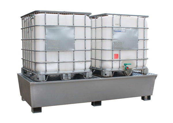 Galvanised Steel IBC Bund Pallets Double (6095247409323)