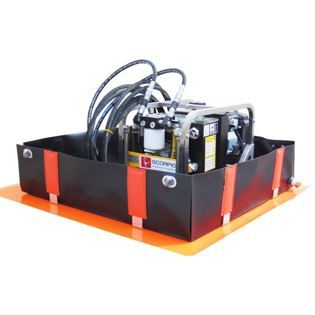 PCB1 Portable Bund for Oil Drums (1000x1000x250mm)