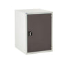 Standard Lockable Door Metal Cabinets 825mm (H) x 600mm (W) x 650mm (D) black (6103952556203)