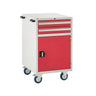EUC9860652MR Mobile Tool Storage Cupboard with 2 Drawers Red (4483362816035)