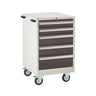 EUC9860655MK Mobile Tool Cabinet with 5 Drawers (Various Sizes) Black (4483363078179)