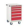 EUC9860655MR Mobile Tool Cabinet with 5 Drawers (Various Sizes) Red (4483363078179)