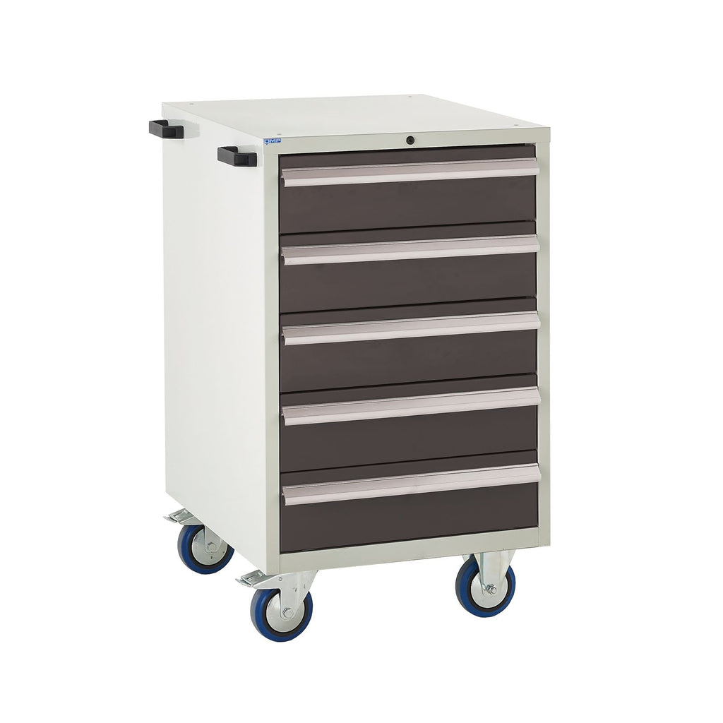 EUC986065CMK Mobile Tool Cabinet with 5 Drawers (Same Sizes) Black (4483363012643)