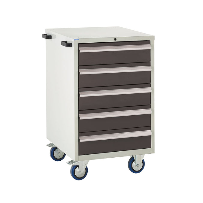 EUC986065CMK Mobile Tool Cabinet with 5 Drawers (Same Sizes) Black (4483363012643)