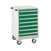 EUC986065VMG Mobile Tool Cabinet with 7 Drawers Green (4483363143715)
