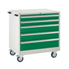 EUC9890655MG Mobile Tool Cabinet with 5 Drawers (Various Sizes) Green (4483363078179)