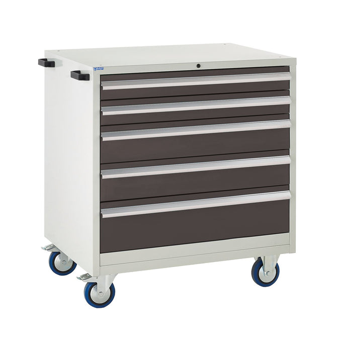 EUC9890655MK Mobile Tool Cabinet with 5 Drawers (Various Sizes) Black (4483363078179)
