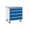 EUC989065AMB Mobile Tool Cabinet with 4 Drawers Blue (4483362947107)