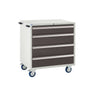 EUC989065AMK Mobile Tool Cabinet with 4 Drawers Black (4483362947107)