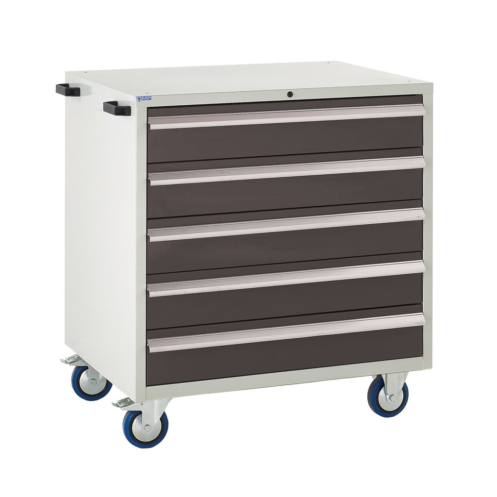 EUC989065CMK Mobile Tool Cabinet with 5 Drawers (Same Sizes) Black (4483363012643)