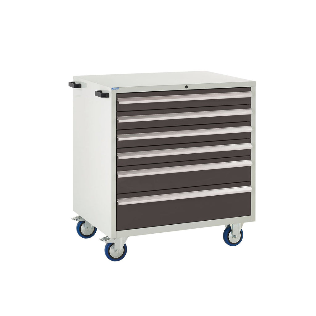 EUC989065EMK Mobile Tool Cabinet with 6 Drawers Black (4483363110947)