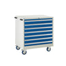 EUC989065VMB Mobile Tool Cabinet with 7 Drawers Blue (4483363143715)