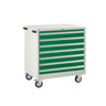 EUC989065VMG Mobile Tool Cabinet with 7 Drawers Green (4483363143715)