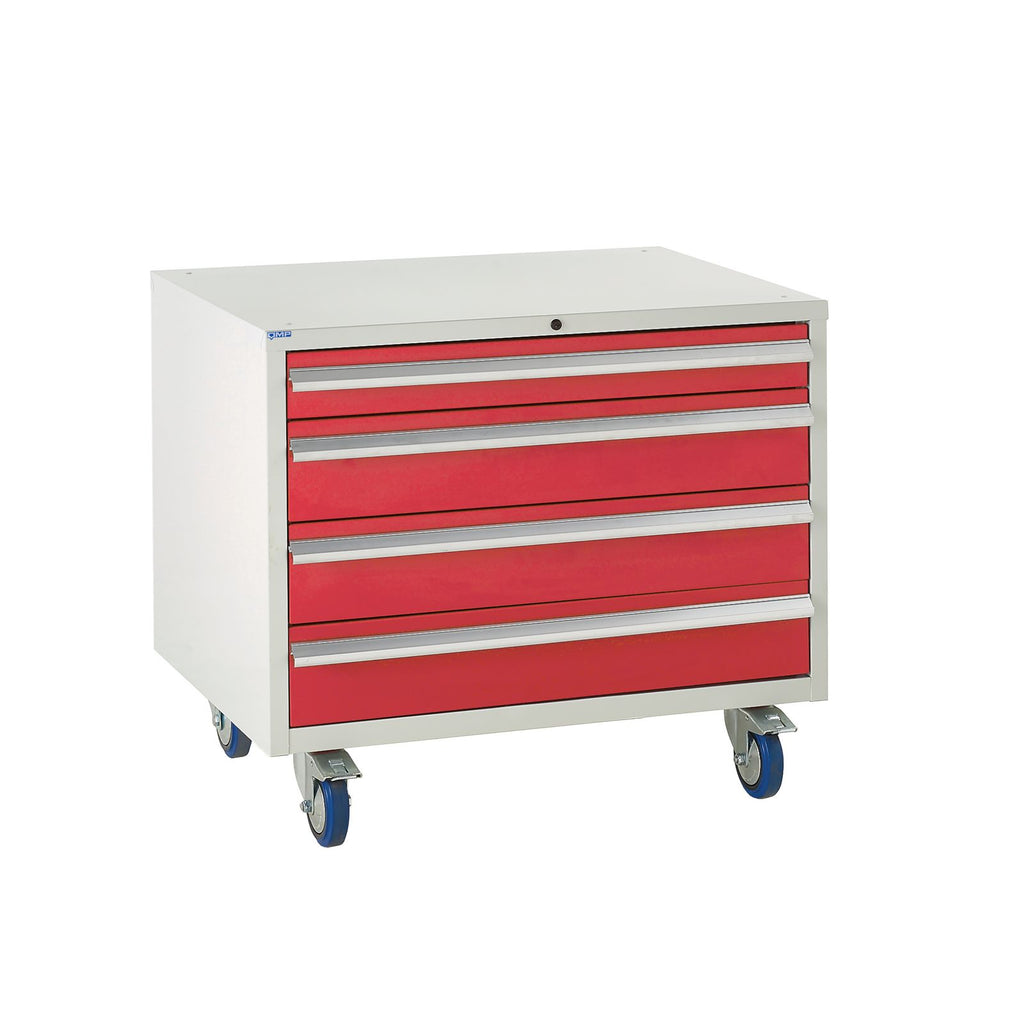 red mobile under storage cabinet (4491142955043)