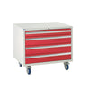 red mobile under storage cabinet (4491142955043)