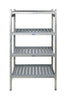 4-Tier Aluminium Coldroom Shelving - 600mm Depth (6537634480299)