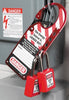 Red-labelled Safety Lockout Hasp (4555559895075)