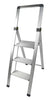Space Saving Folding Aluminium Step Ladder 3 - 128cm (4591644016675)