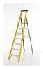 Climb-It Fibreglass Electrician's Platform Step Ladders 7 treads (4801809580067)