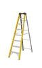 Climb-It Fibreglass Electrician's Swingback Step Ladders 7 treads (4801809645603)