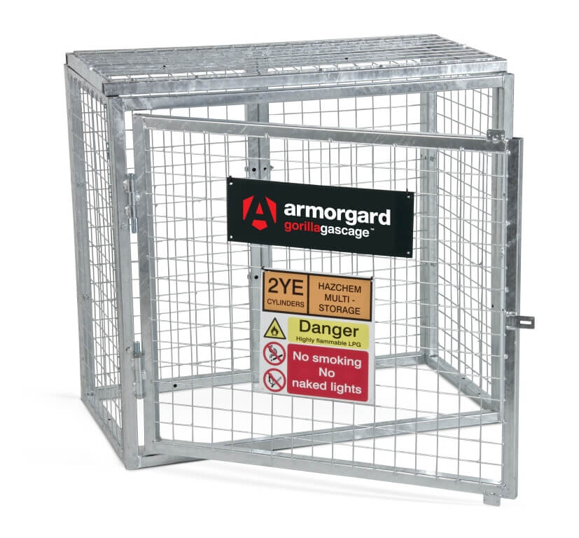 Gorilla High Security Gas Bottle Cage (4442195263523)