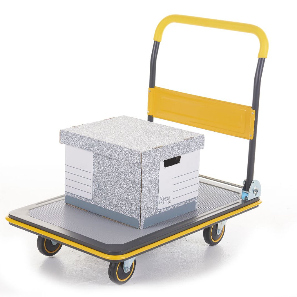 Deluxe Folding Platform Trolleys propped (4590902575139)