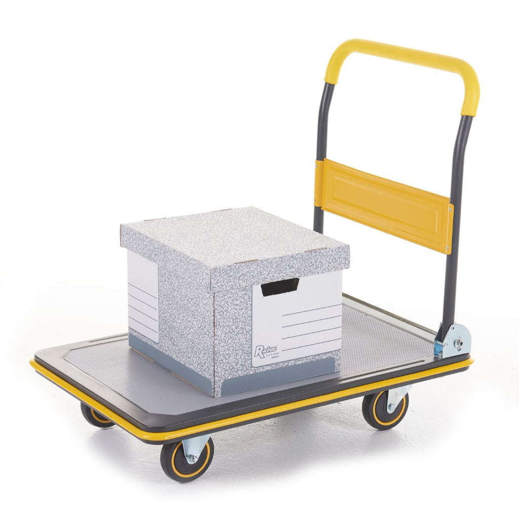 Deluxe Folding Platform Trolleys propped (4590902575139)