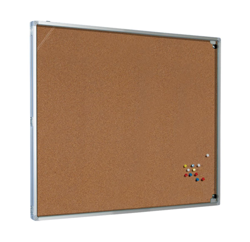 Lockable Cork Notice Boards with Aluminium Frames (6180470390955)
