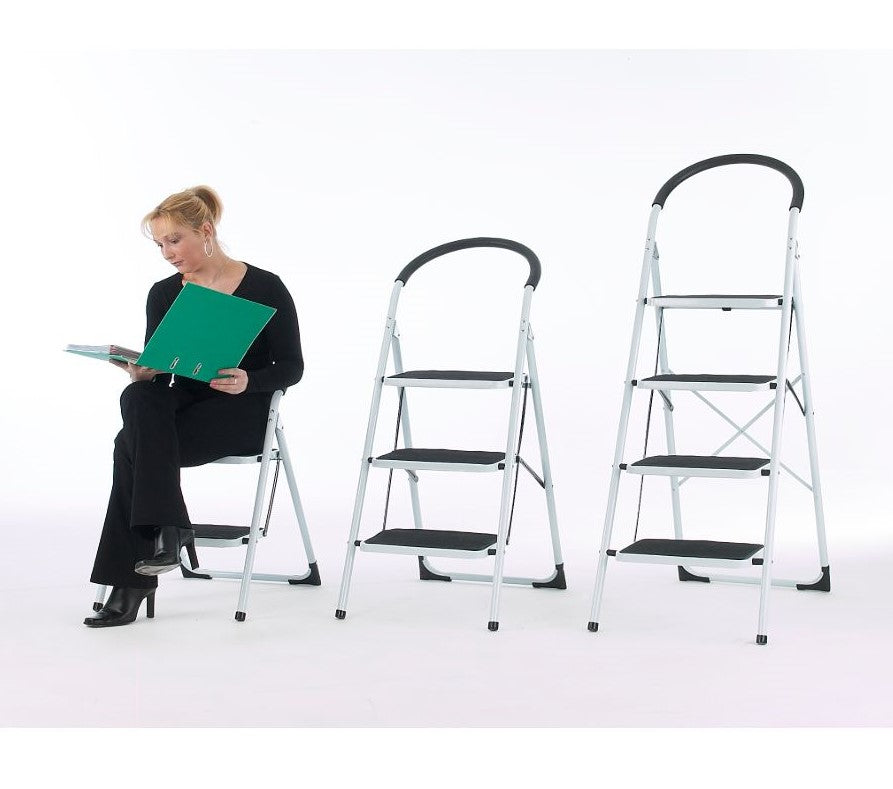 Folding Step Ladders with Soft Grip Handle (4801809678371)