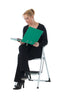 Folding Step Ladders with Soft Grip Handle 2 steps in use (4801809678371)