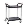 Eco Ali-Plastic 2 Tier Shelf Trolley 750mm (l) x 460mm (w) x 940mm (h) (4589903118371)