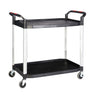Eco Ali-Plastic 2 Tier Shelf Trolley 990mm (l) x 515mm (w) x 970mm (h) (4589903118371)