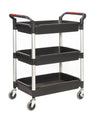 Deep Tray Shelf Trolleys - 3 Trays (4589903052835)