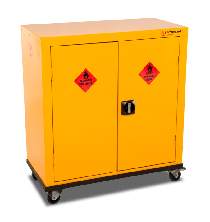 Mobile Yellow COSHH Cabinet (4444951248931)
