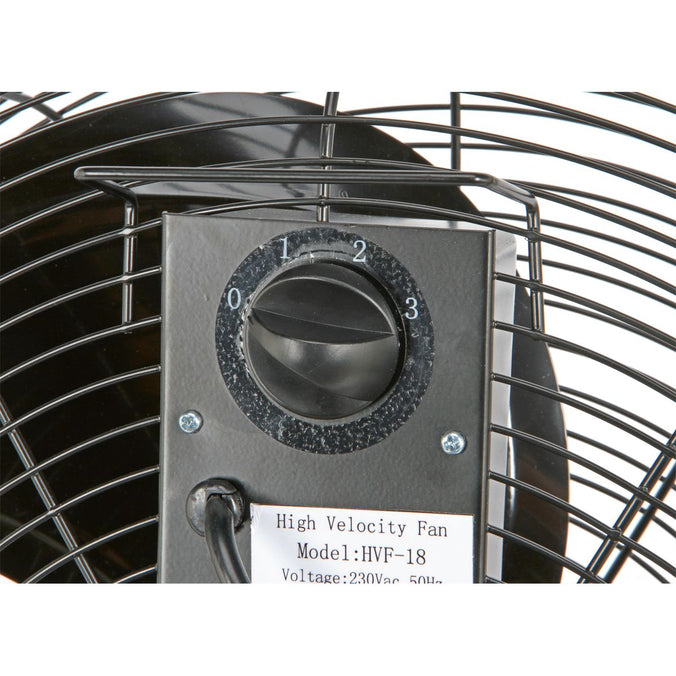 18" Static Industrial Floor Fan speed control knob (4615554367523)