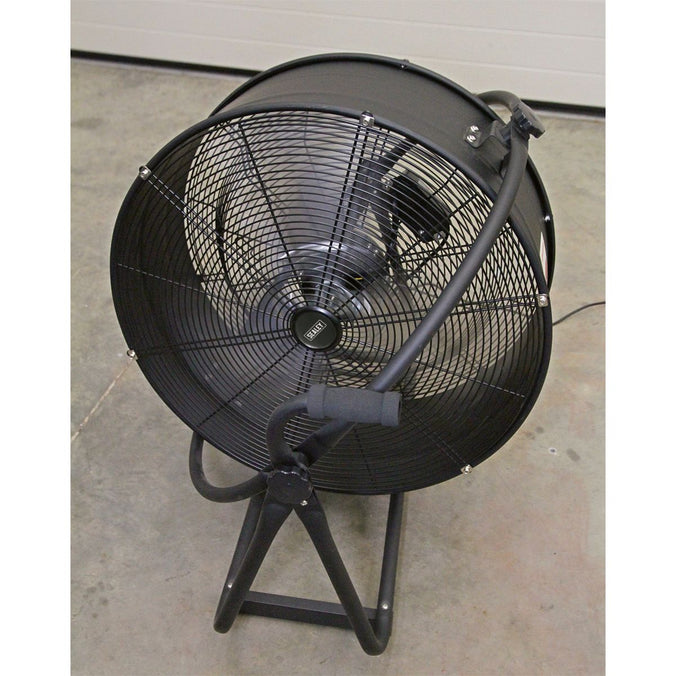 Industrial Orbital Drum Fans 24" showing rotation (4615554498595)